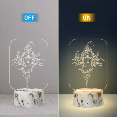 Lord Shiva Design Night Lamp